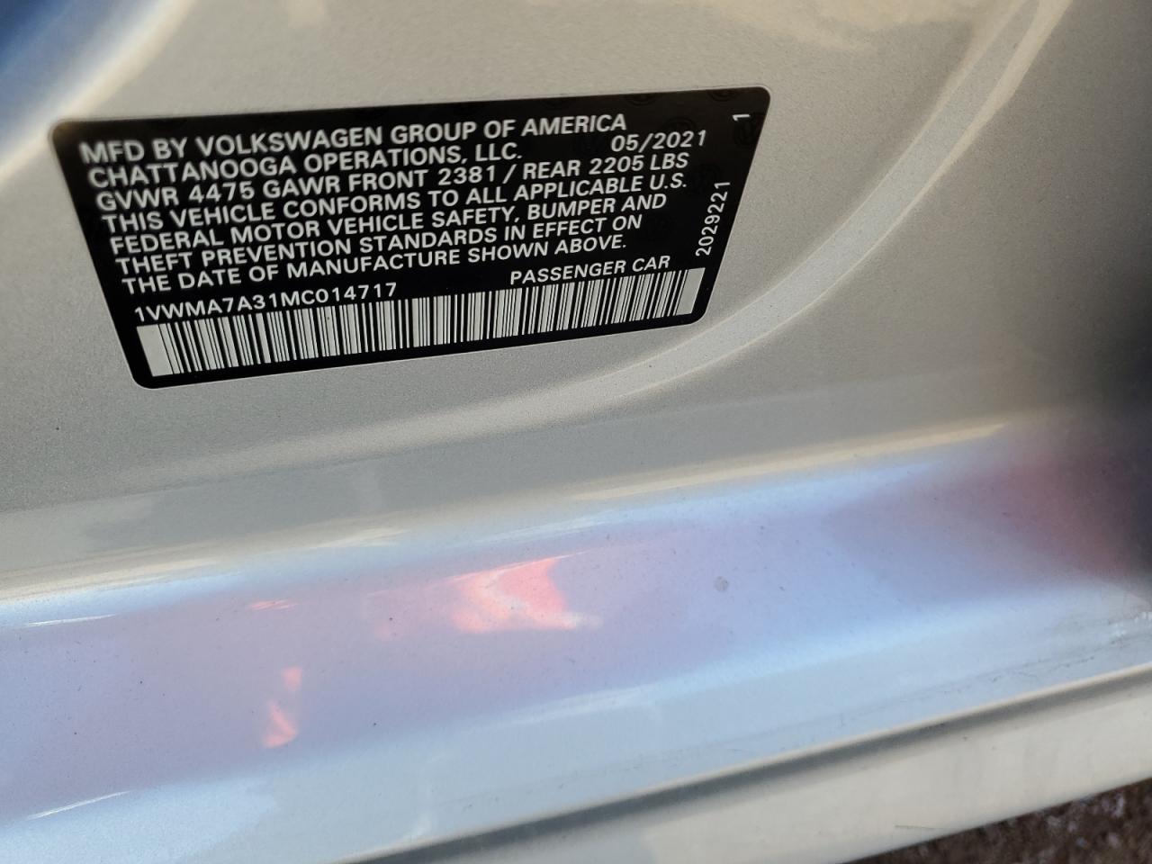 2021 Volkswagen Passat - Image 12