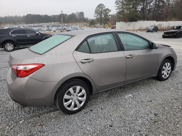  TOYOTA COROLLA 2016 tan