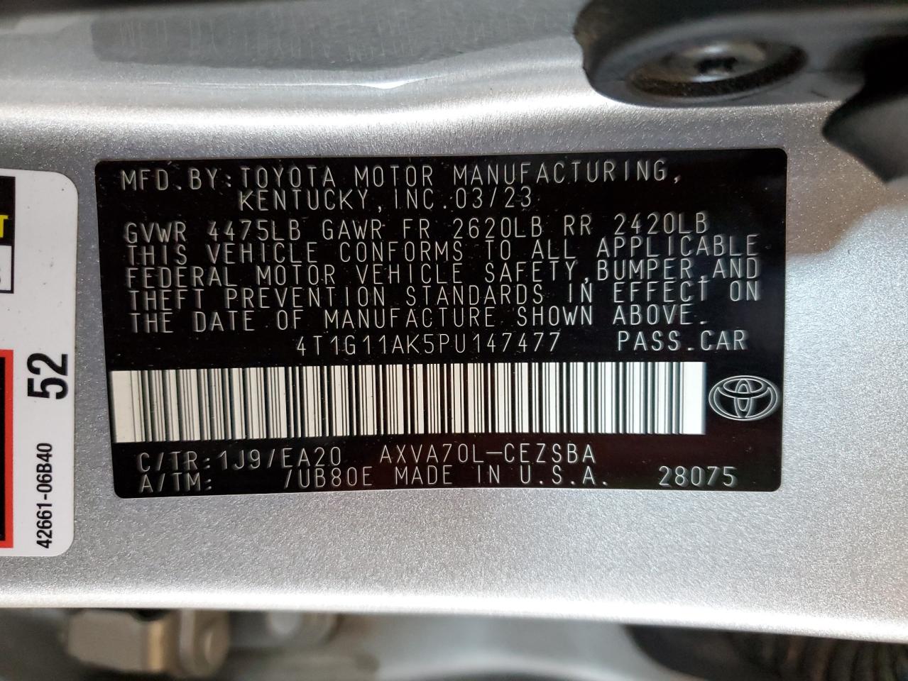 2023 Toyota Camry - Image 12