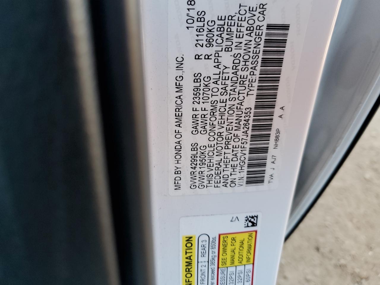 2018 Honda Accord - Image 12