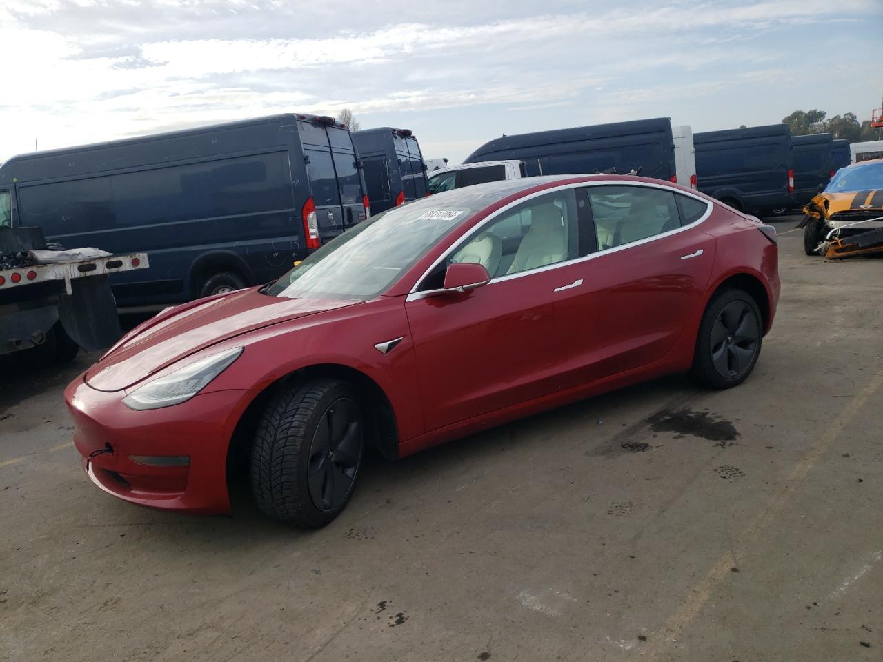 VIN 5YJ3E1EA0KF445168 2019 TESLA MODEL 3 no.1