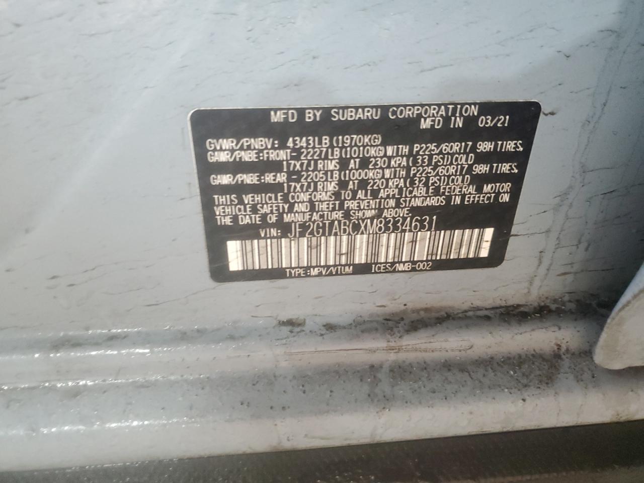 2021 Subaru XV - Image 13