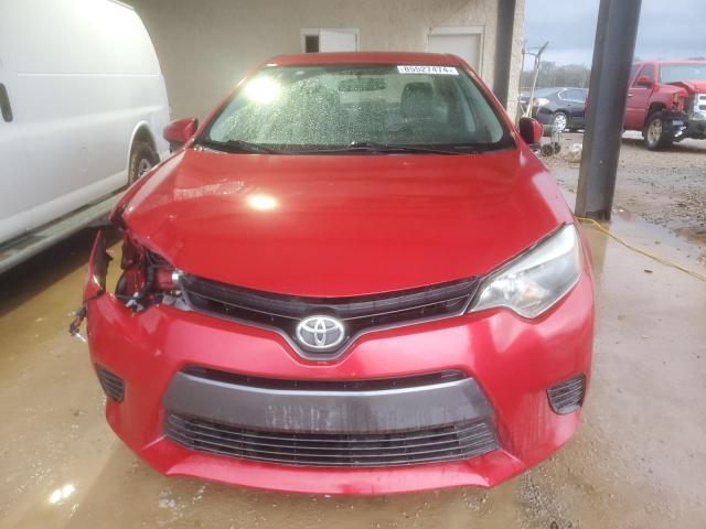 Sedans TOYOTA COROLLA 2016 Red