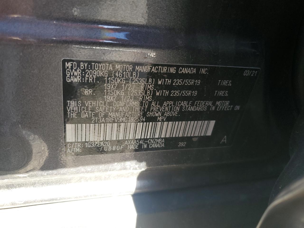 2021 Toyota RAV 4 - Image 15