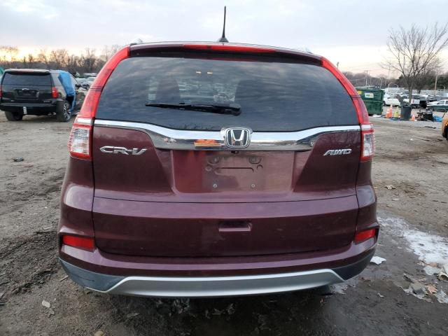  HONDA CRV 2015 Бордовый
