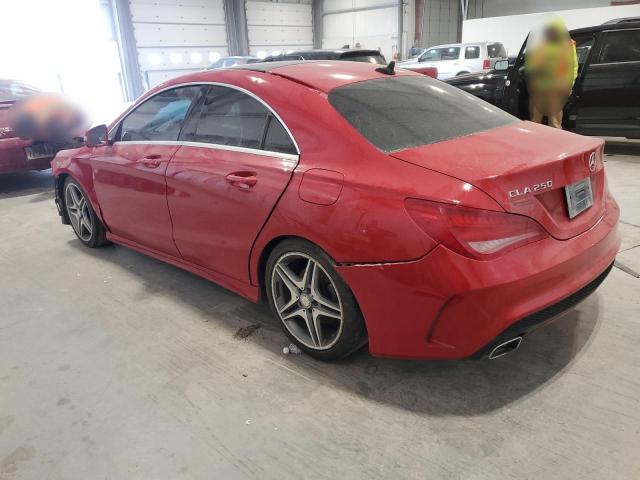 Sedans MERCEDES-BENZ CLA-CLASS 2014 Red