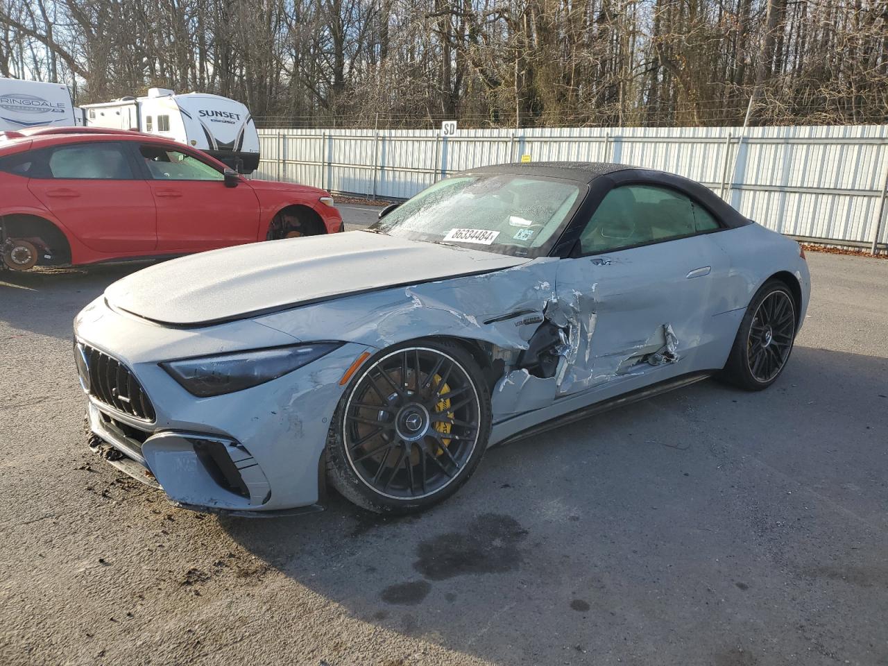 2022 Mercedes-Benz Sl 63 Amg for Sale in Glassboro, NJ - Side