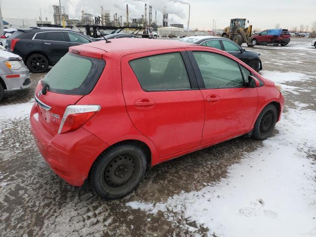  TOYOTA YARIS 2012 Czerwony