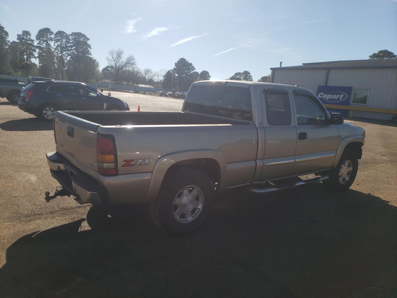 2004 GMC New Sierra K1500 beige pickup gas 1GTEK19T34E136411 photo #4