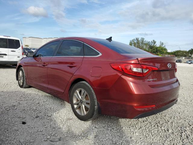 Sedans HYUNDAI SONATA 2016 Red