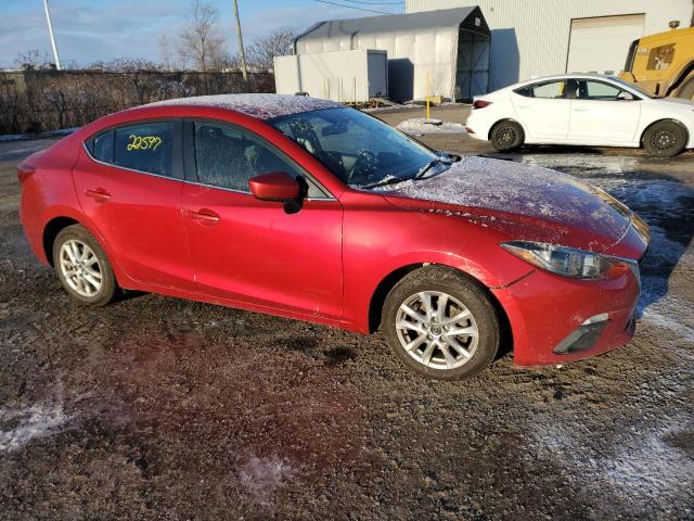 Sedans MAZDA 3 2015 Czerwony