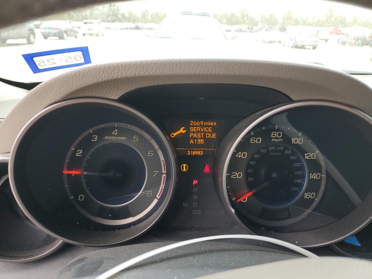 2007 Acura Mdx VIN: 2HNYD28277H536713 Lot: 83668874