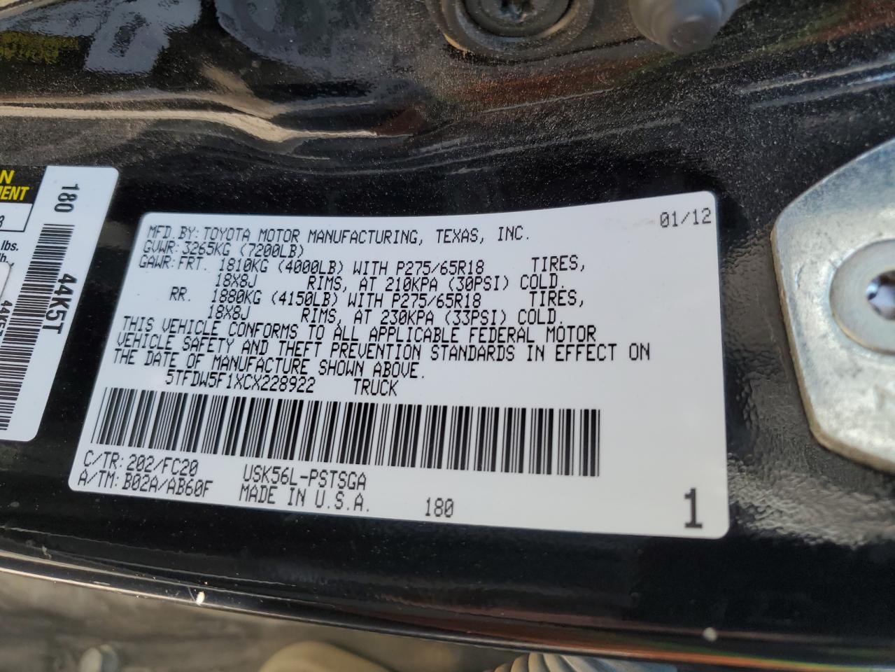 2012 Toyota Tundra - Image 13