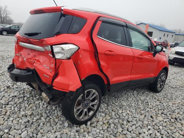  FORD ECOSPORT 2019 Червоний