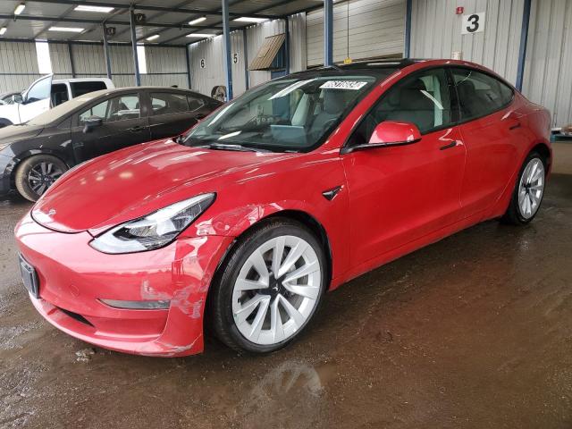  TESLA MODEL 3 2022 Red