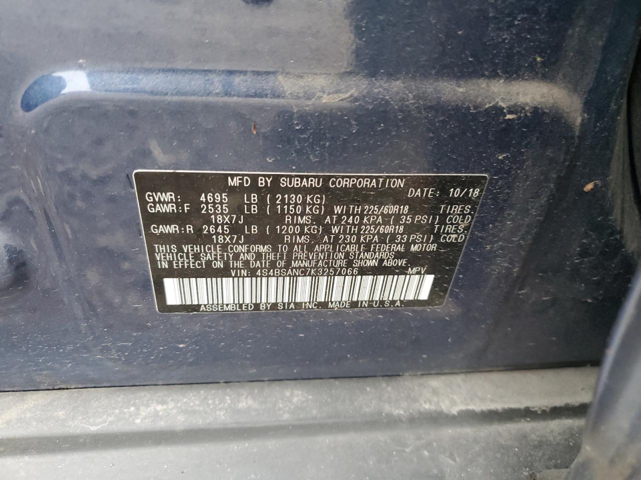 2019 Subaru Outback - Image 12
