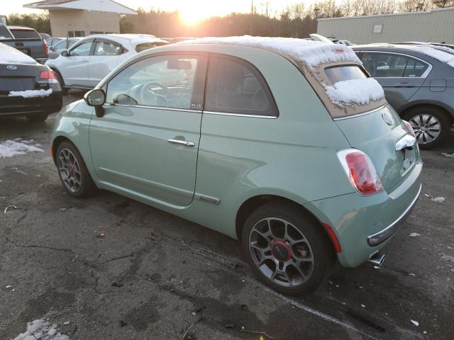 Кабриолеты FIAT 500 2012 Зеленый