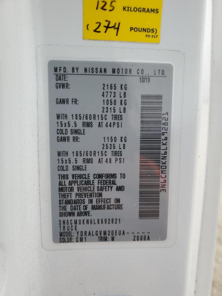 3N6CM0KN6LK692821 NISSAN NV 2020