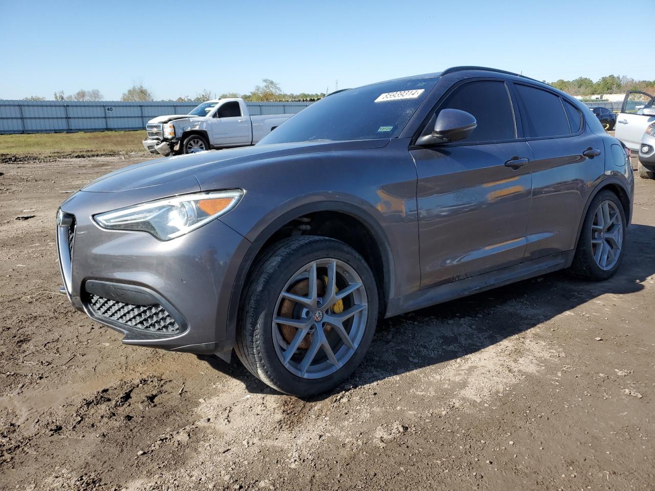 2018 Alfa Romeo Stelvio Ti Sport на продаже в Houston, TX - Side
