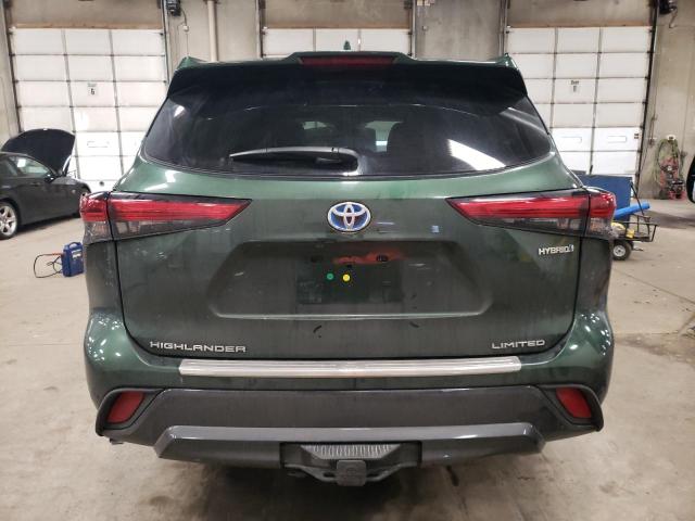  TOYOTA HIGHLANDER 2023 Зеленый