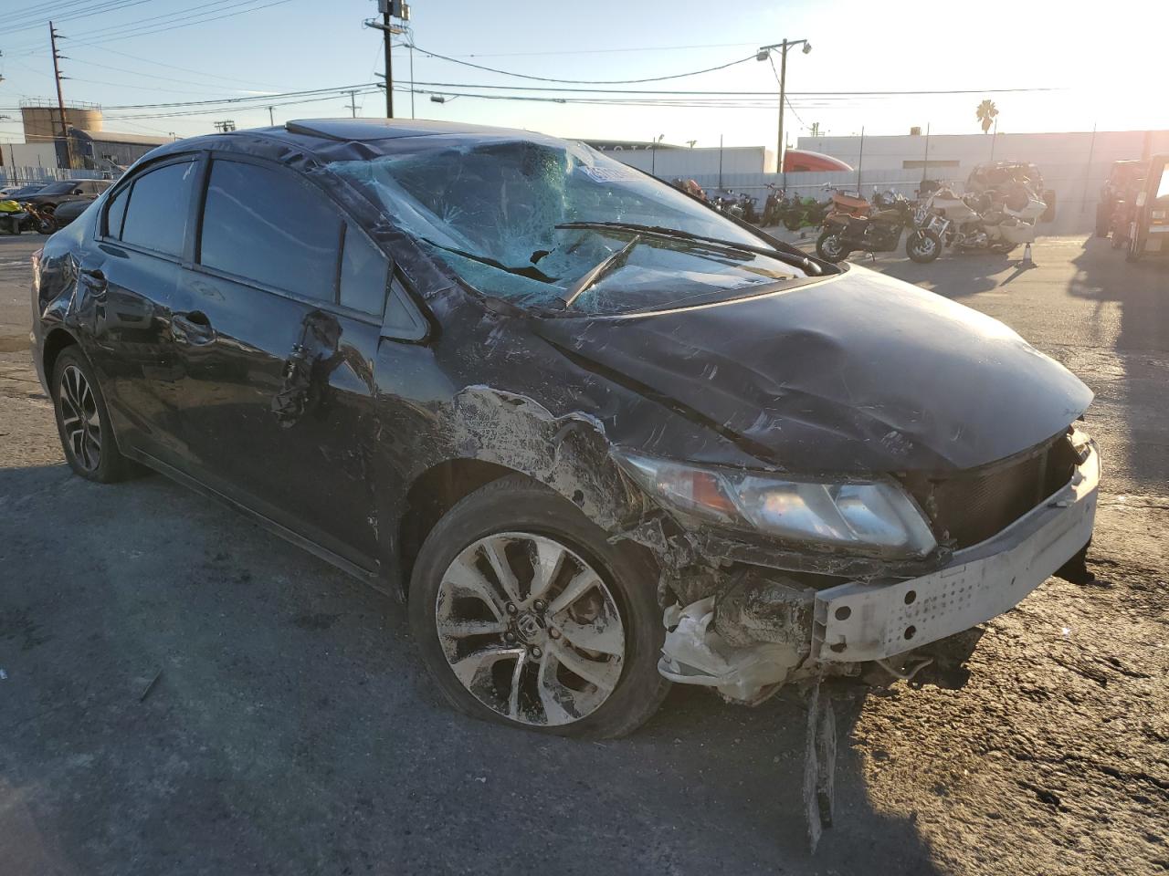 VIN 19XFB2F87DE069522 2013 HONDA CIVIC no.4