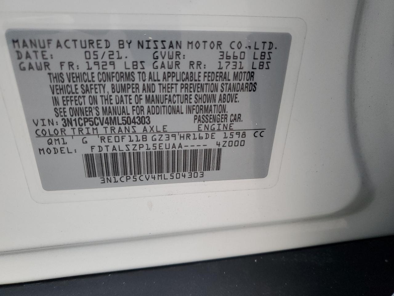 2021 Nissan Kicks - Image 14