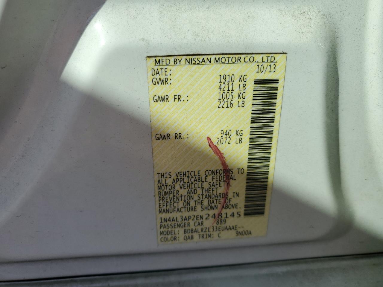 2014 Nissan Altima - Image 13