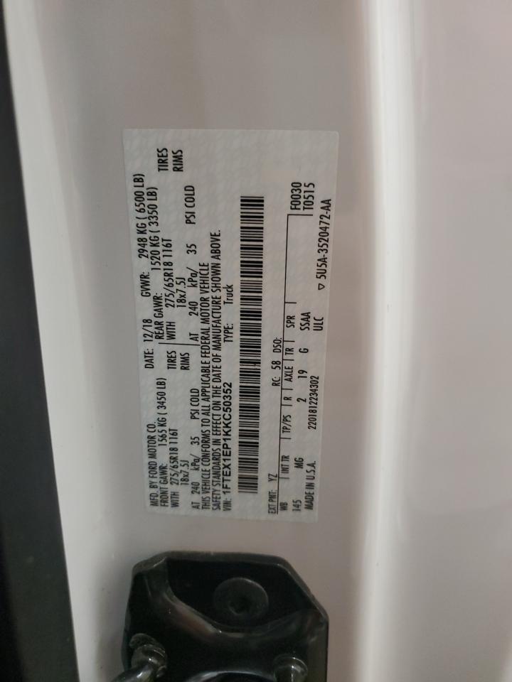 1FTEX1EP1KKC50352 2019 FORD F-150 - Image 15