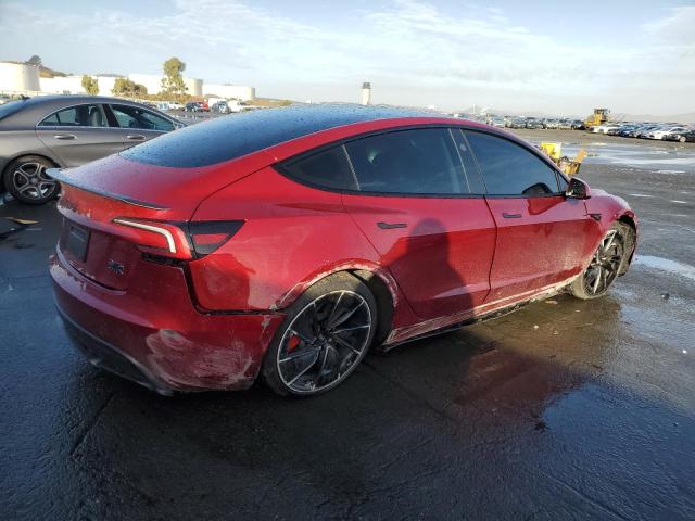  TESLA MODEL 3 2024 Czerwony