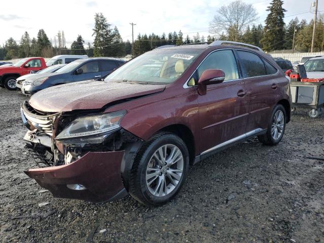  LEXUS RX450 2013 Бургунді