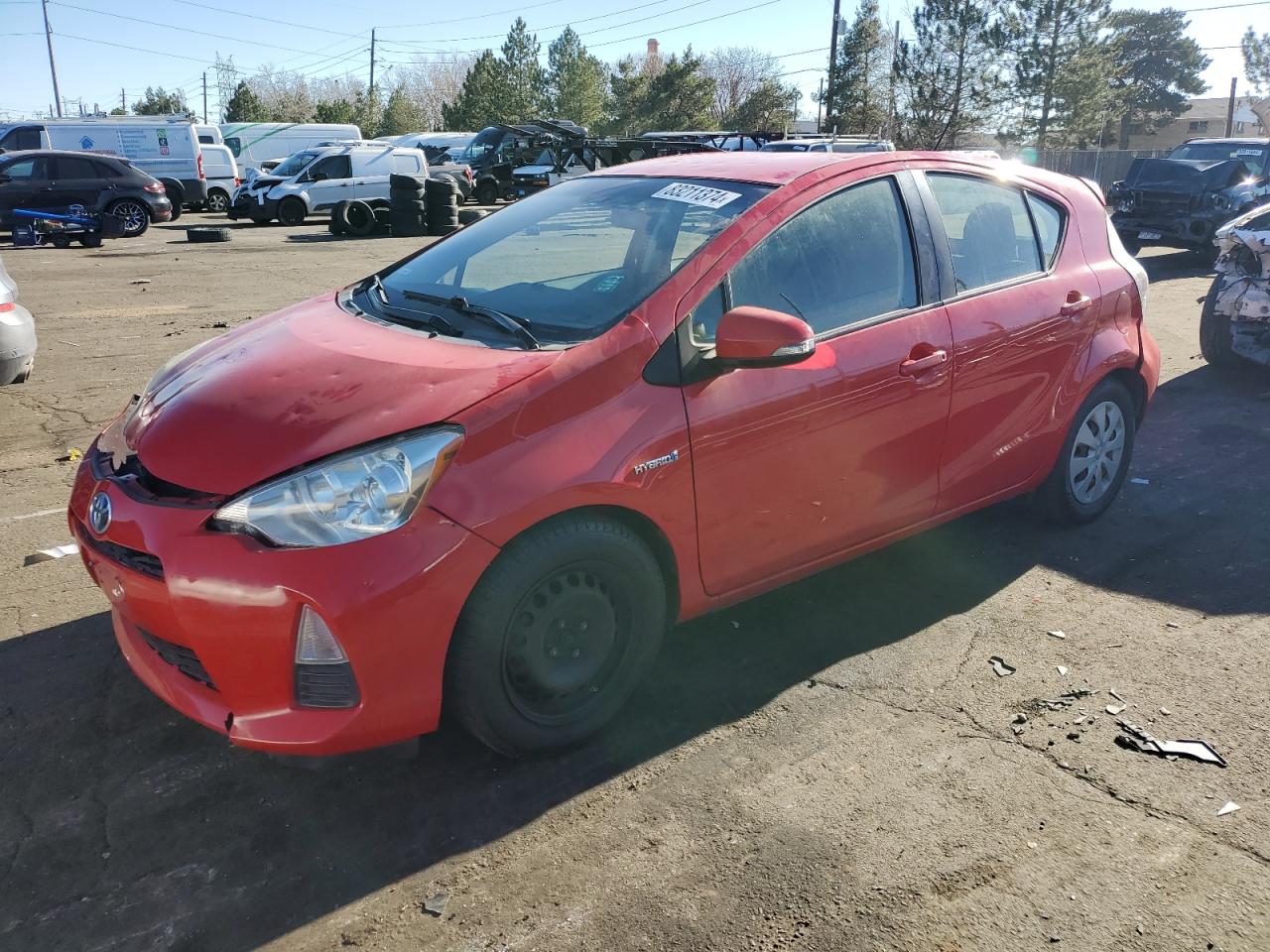 VIN JTDKDTB30D1553639 2013 TOYOTA PRIUS no.1