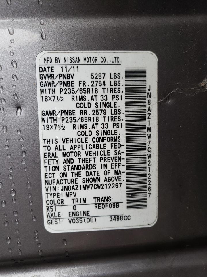 2012 Nissan Murano - Image 13