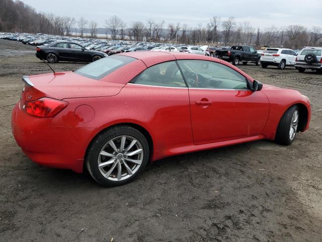  INFINITI G37 2012 Червоний