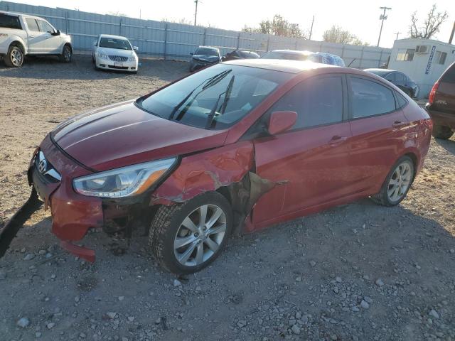  HYUNDAI ACCENT 2014 Czerwony