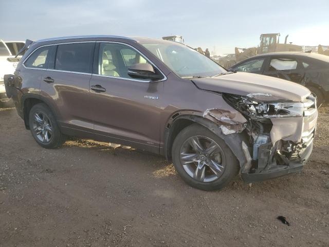  TOYOTA HIGHLANDER 2017 tan