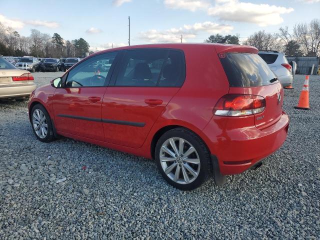  VOLKSWAGEN GOLF 2012 Red