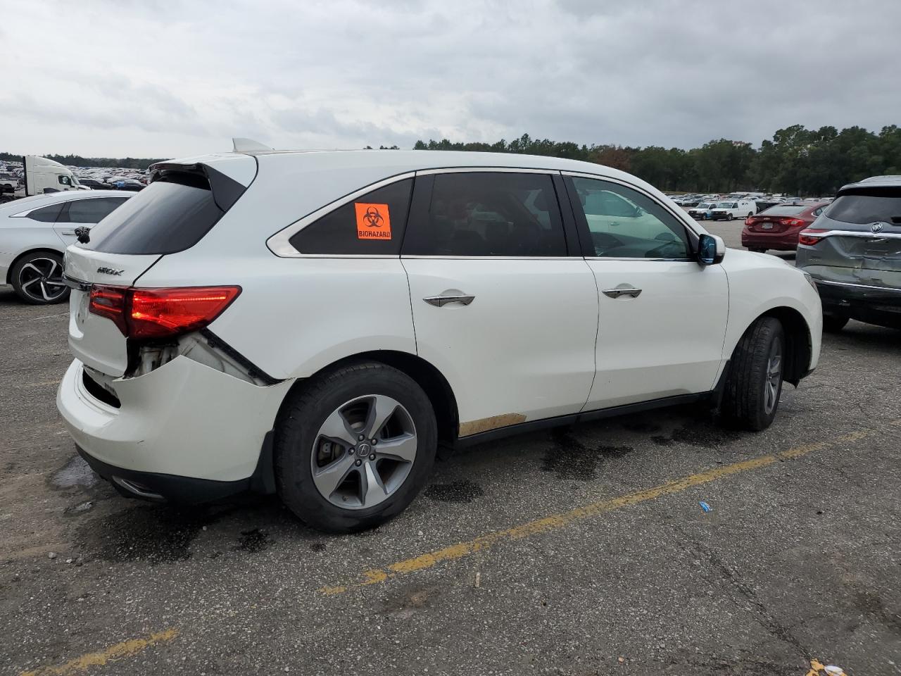 VIN 5FRYD3H22EB003200 2014 ACURA MDX no.3