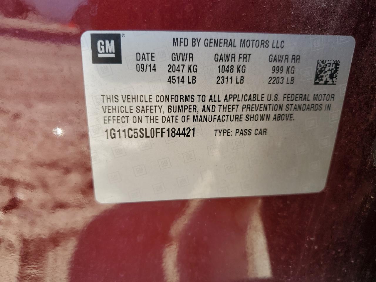 2015 Chevrolet Malibu - Image 12