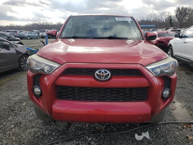  TOYOTA 4RUNNER 2015 Czerwony