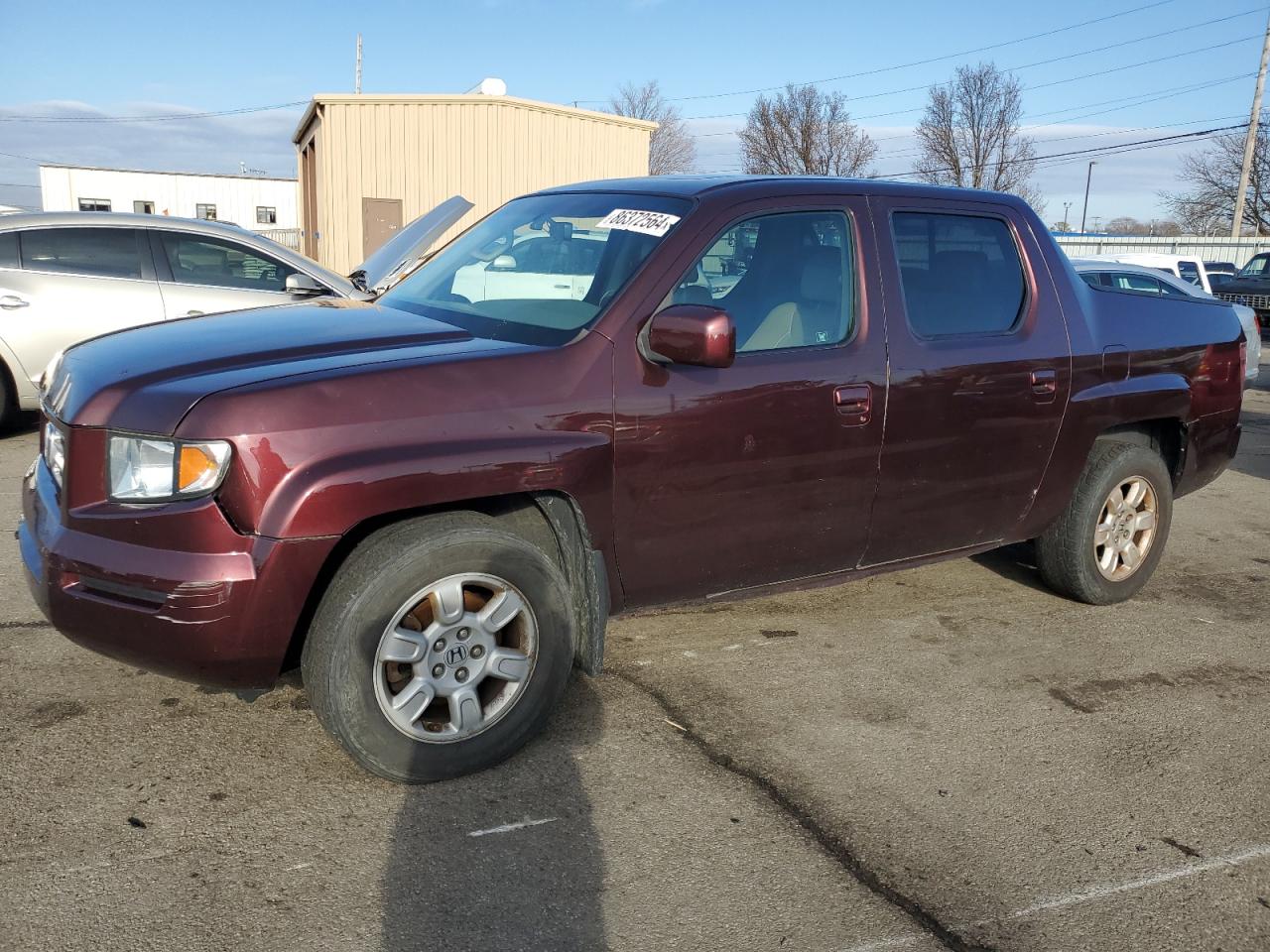 2007 Honda Ridgeline Rtl de vânzare în Moraine, OH - Front End