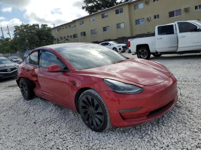  TESLA MODEL 3 2023 Czerwony