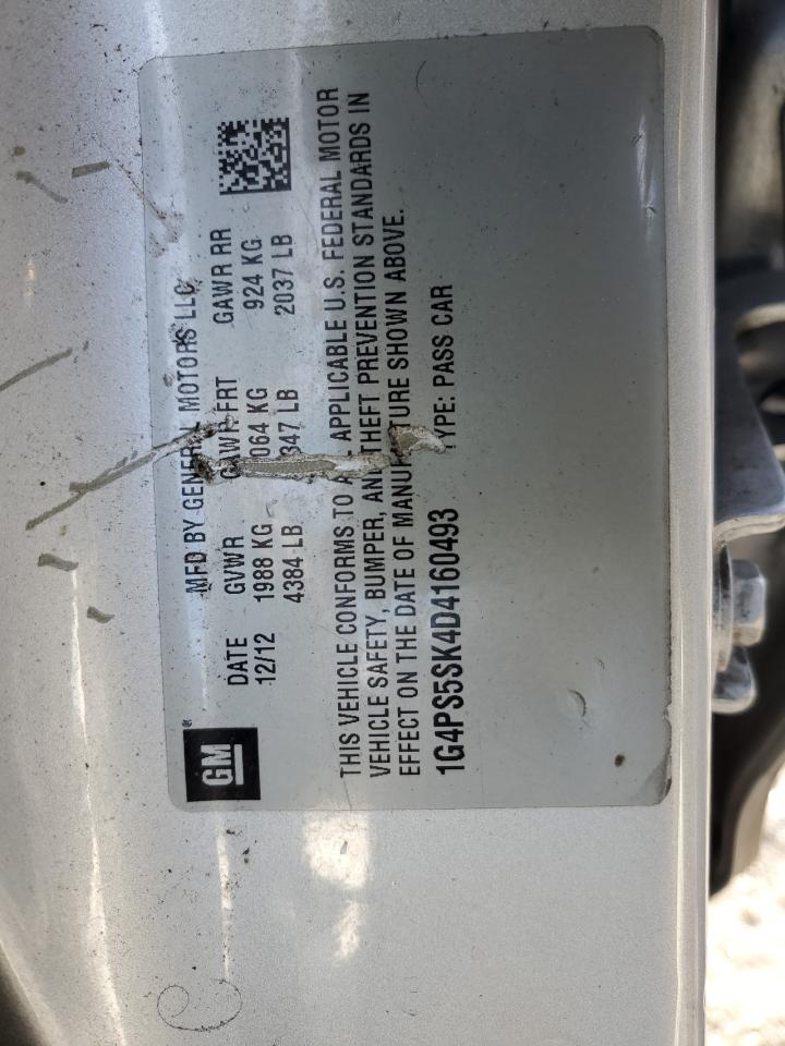 2013 Buick Verano VIN: 1G4PS5SK4D4160493 Lot: 53233275