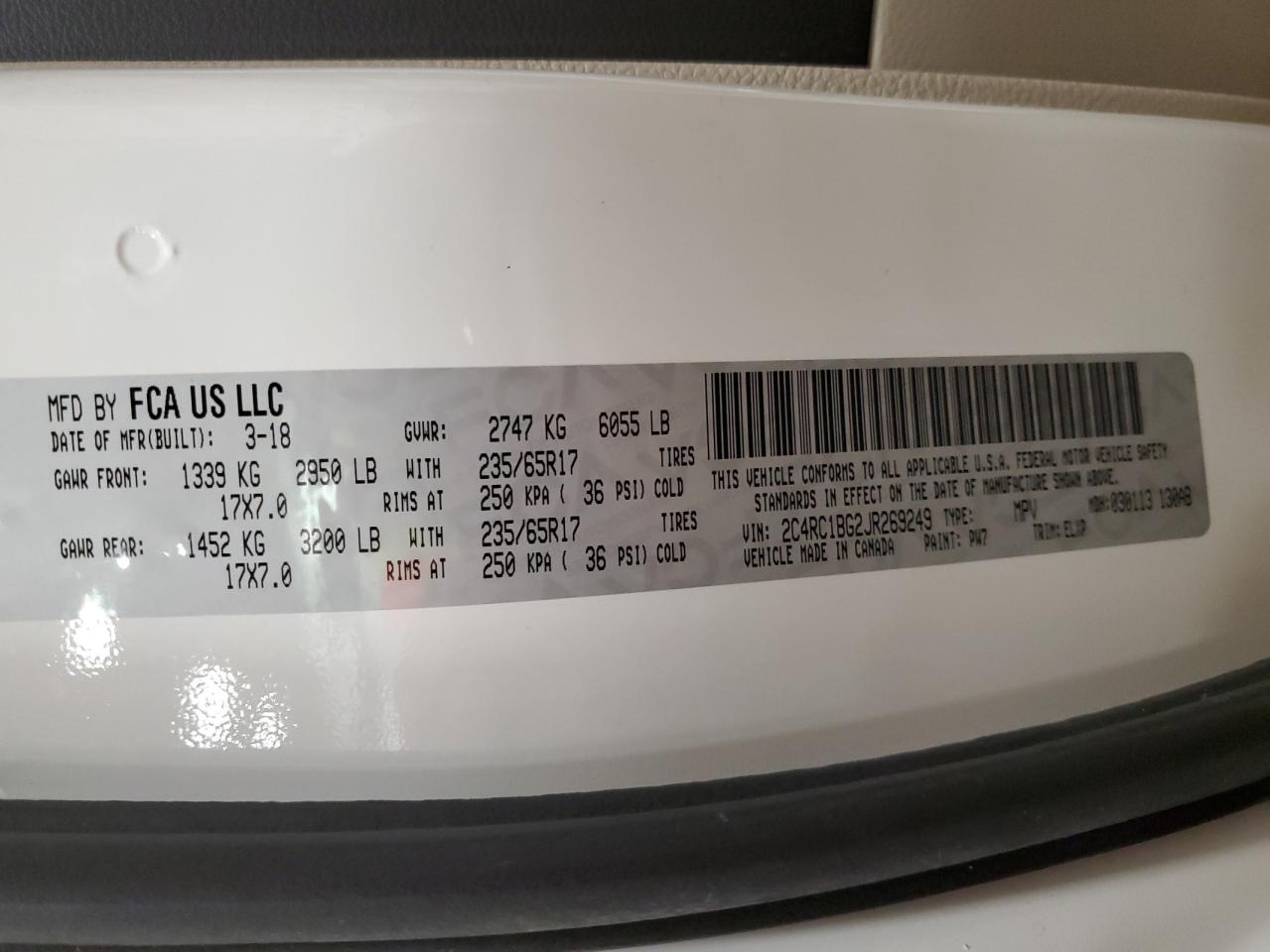 2018 Chrysler Pacifica - Image 14