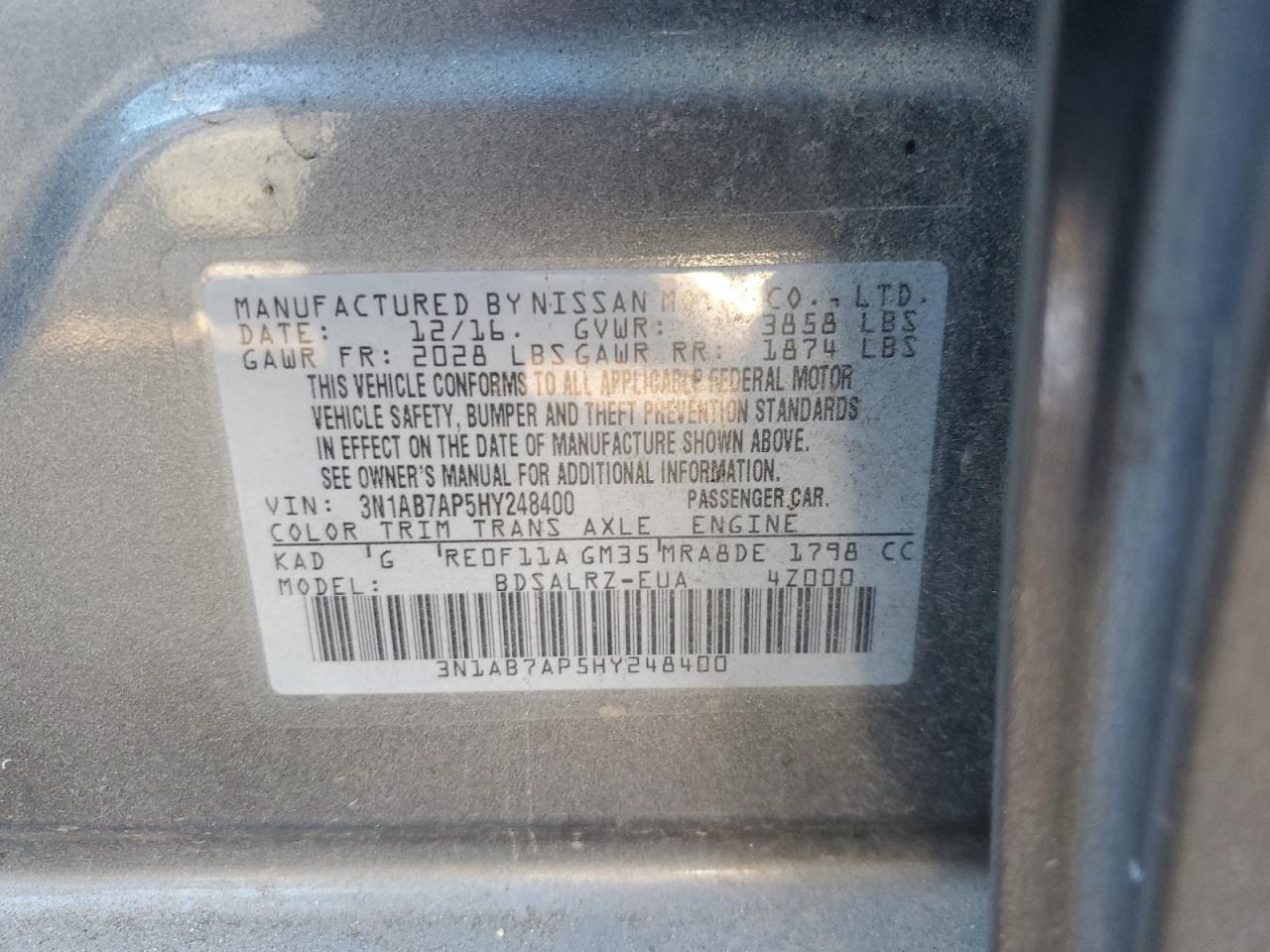 2017 Nissan Sentra - Image 12
