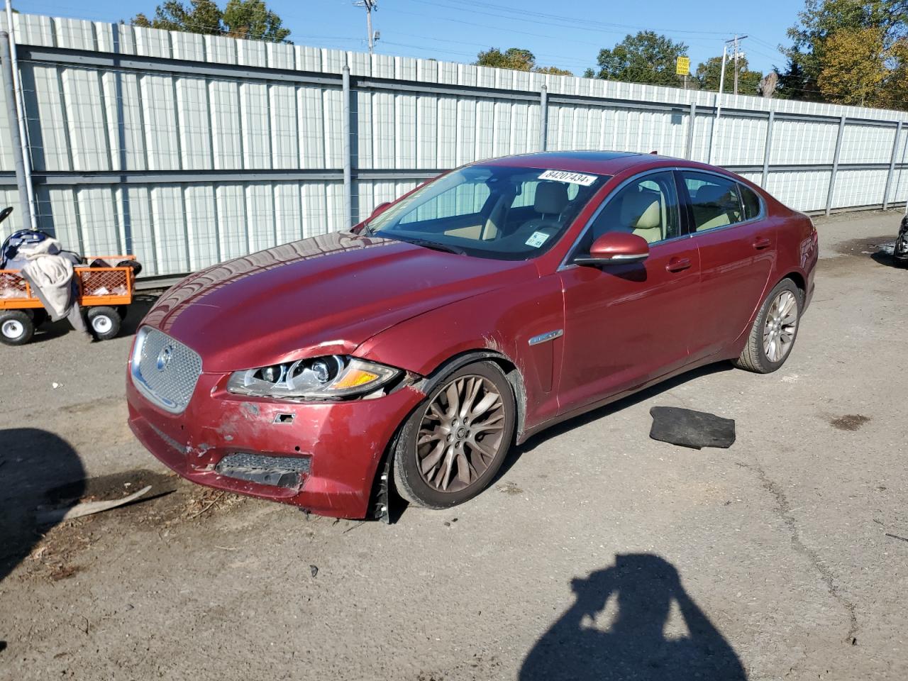 VIN SAJWA0E71D8S91811 2013 JAGUAR XF no.1