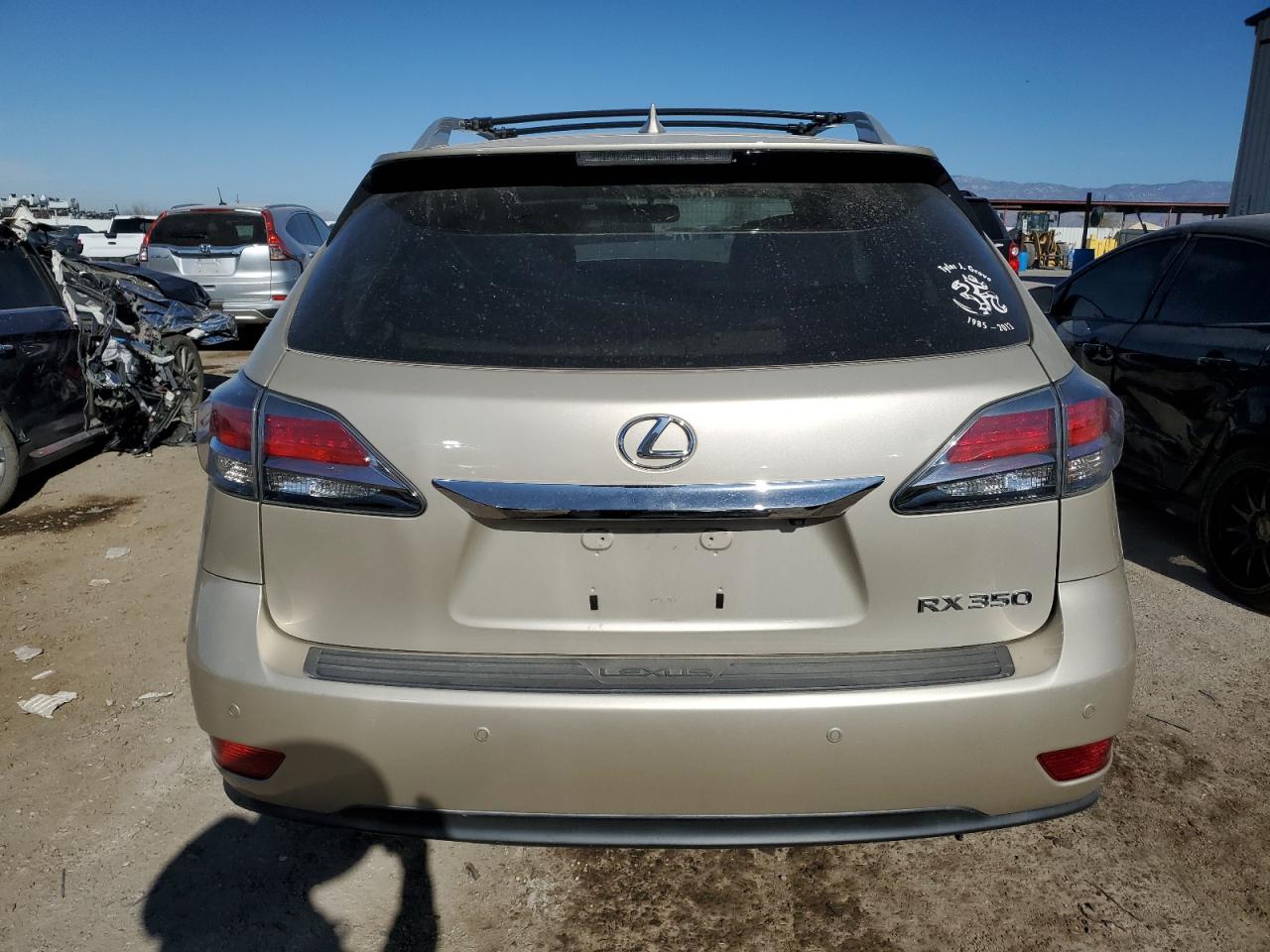 VIN 2T2ZK1BA3FC176306 2015 LEXUS RX350 no.6