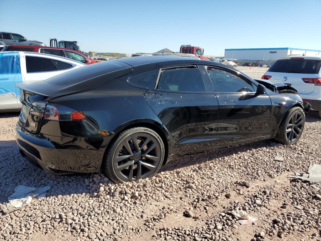 VIN 5YJSA1E65MF430784 2021 TESLA MODEL S no.3