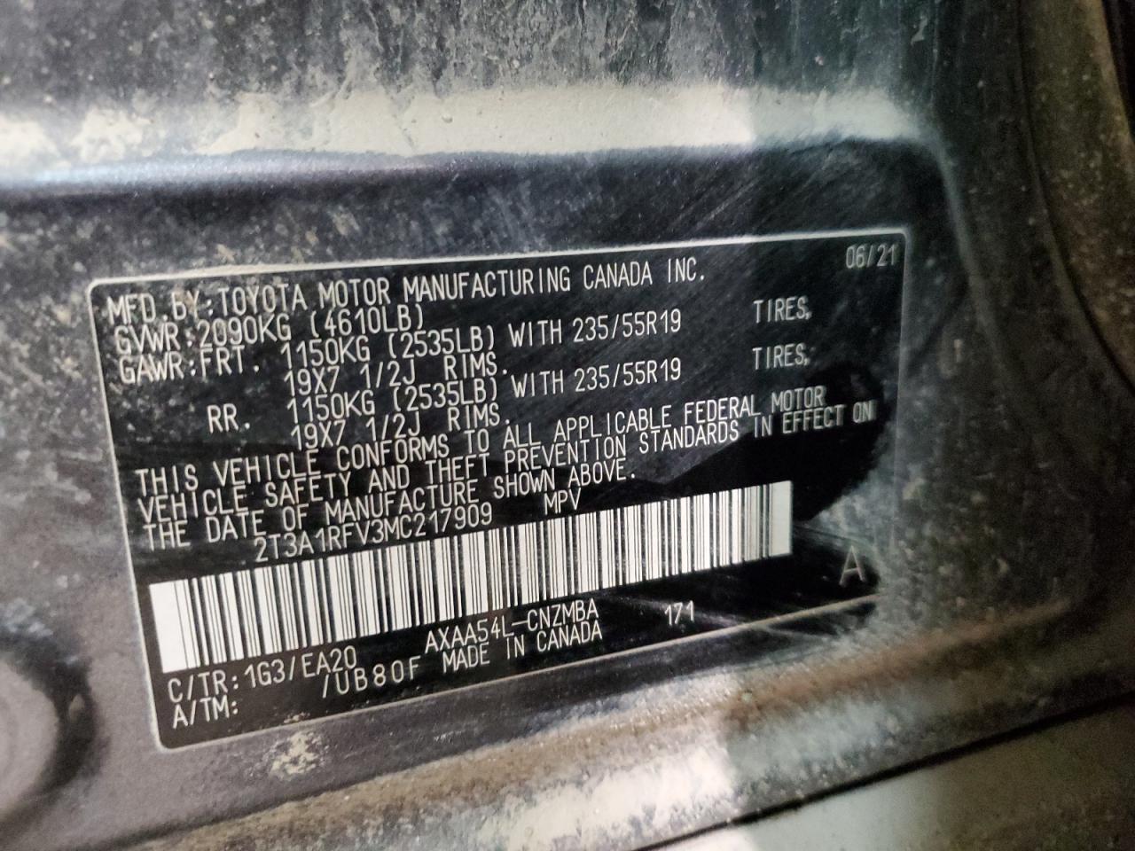 2021 Toyota RAV 4 - Image 13