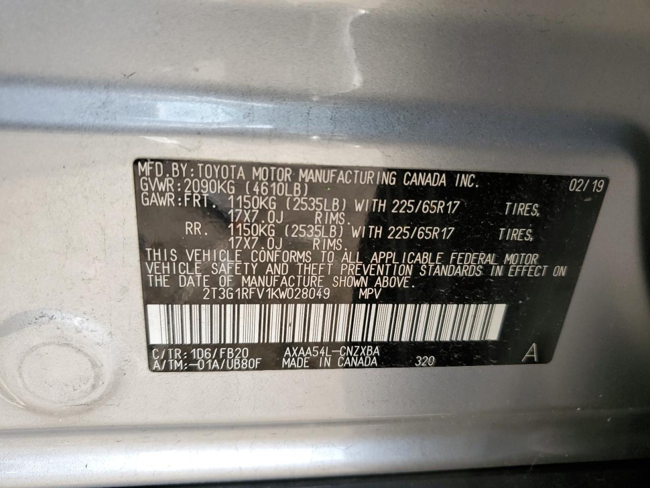 2019 Toyota RAV 4 - Image 15