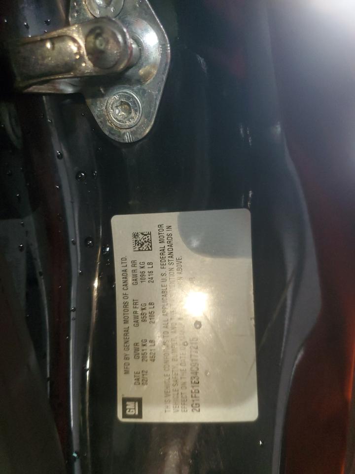 2012 Chevrolet Camaro Lt VIN: 2G1FB1E34C9177215 Lot: 83228554